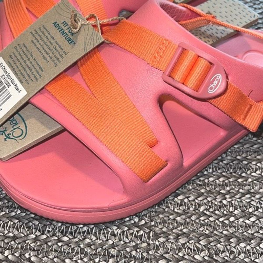 Chaco Childrens Chillos‎ Sport Kids Rose Size 4 New - Picture 3 of 6